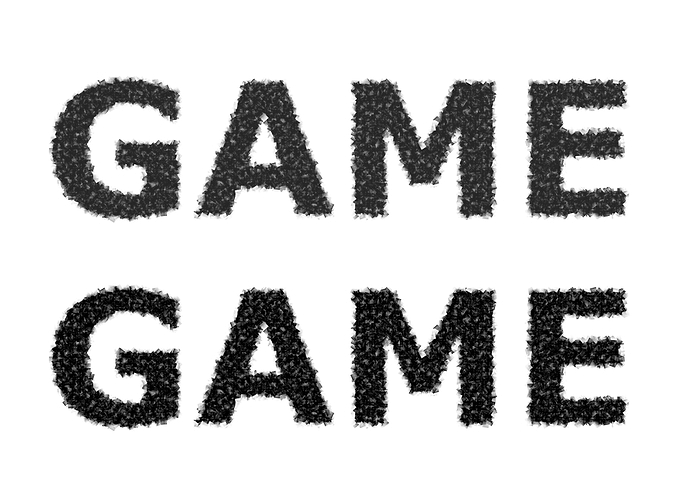 GAME GAME black