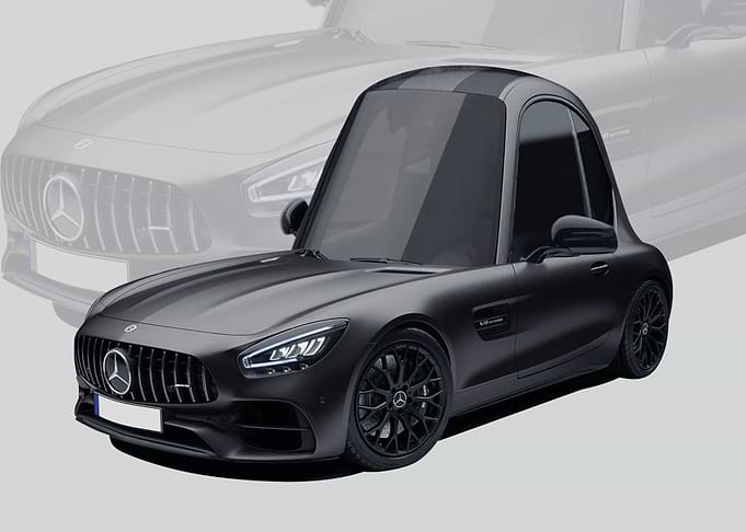 Mercedes AMG GT black