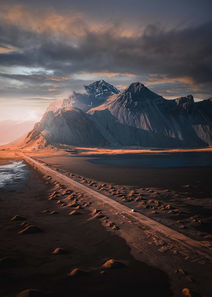 Stokksnes beach Iceland