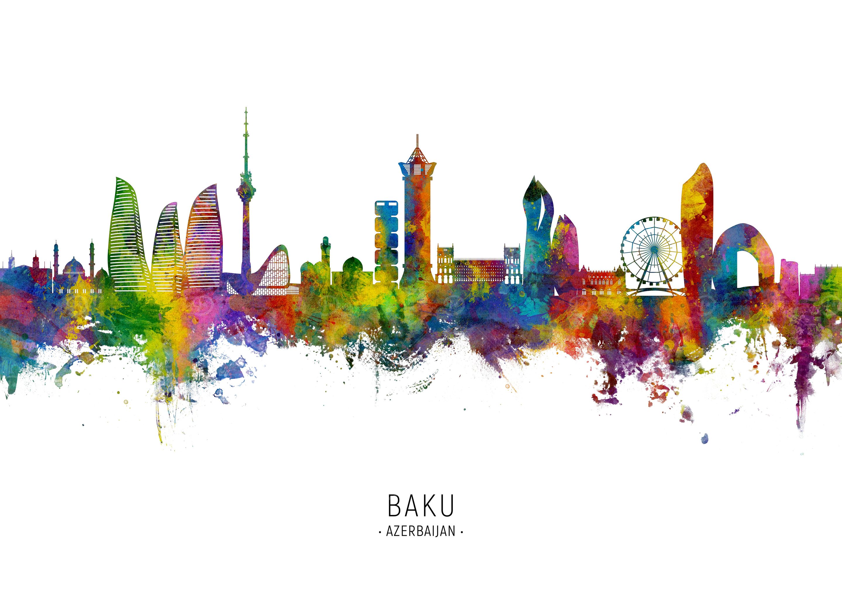 Baku Posters Online - Shop Unique Metal Prints, Pictures
