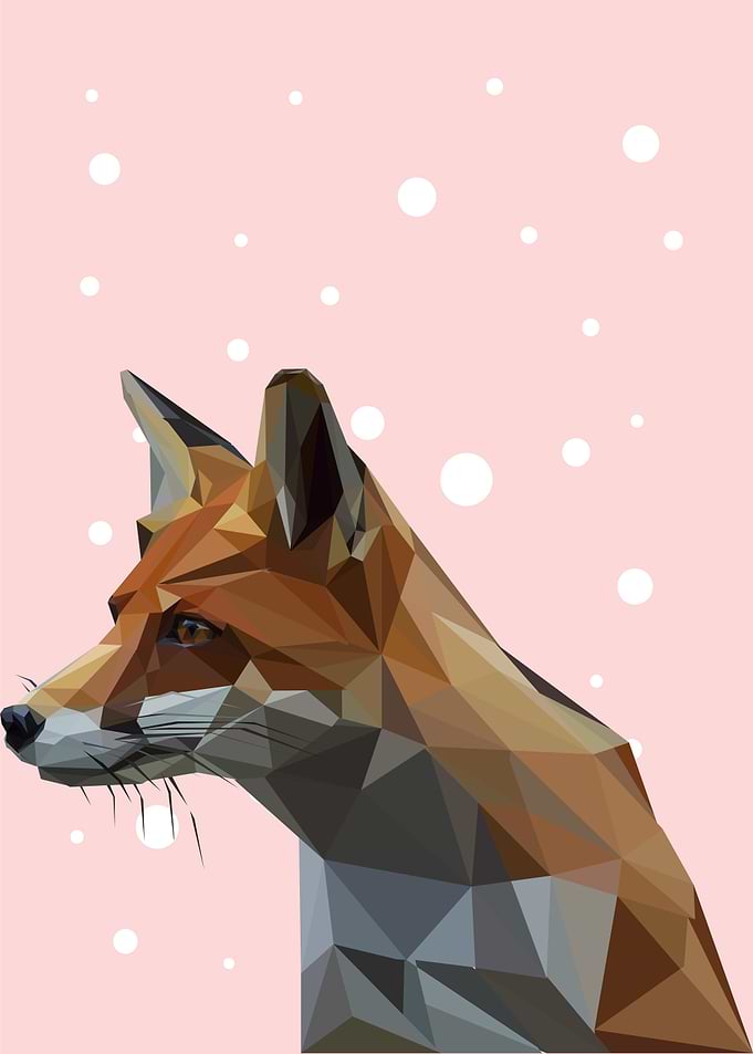 geometric animal Fox