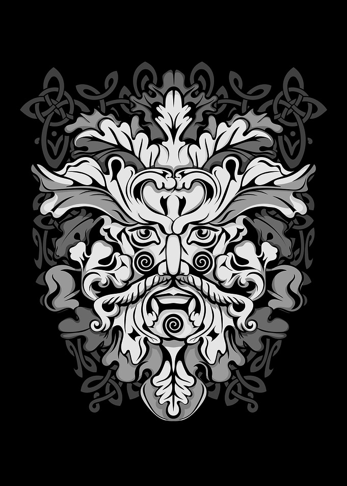 Green Man Celtic Pagan God