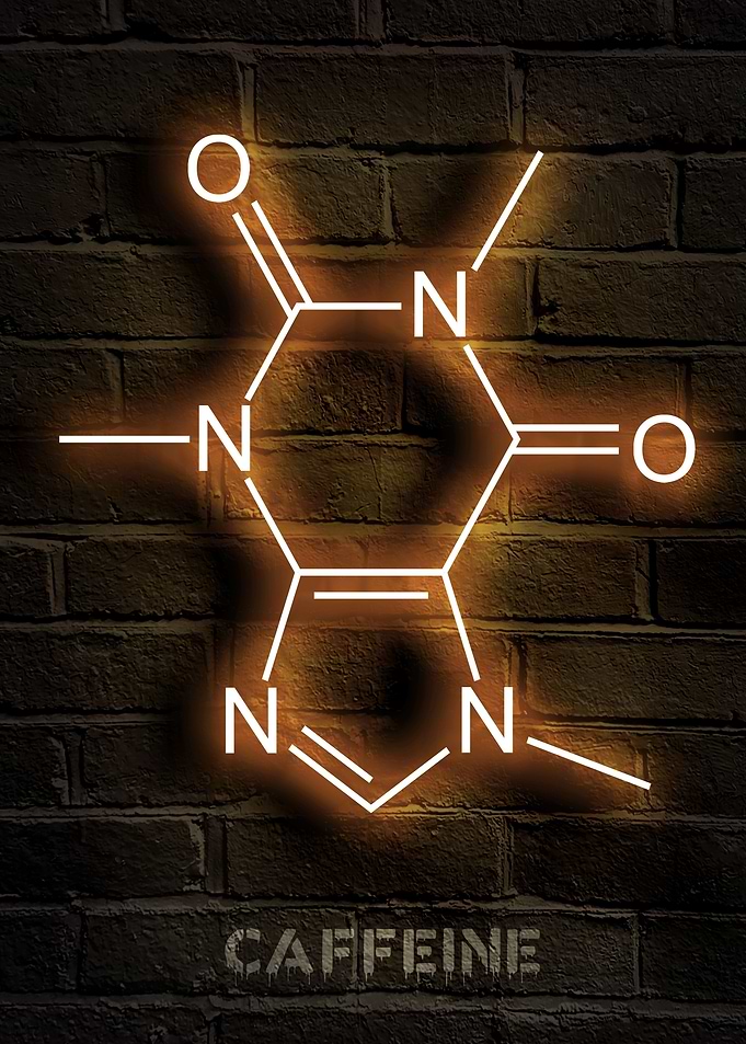 Caffeine molecule