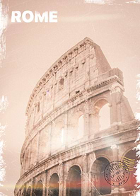 Vintage Rome Poster