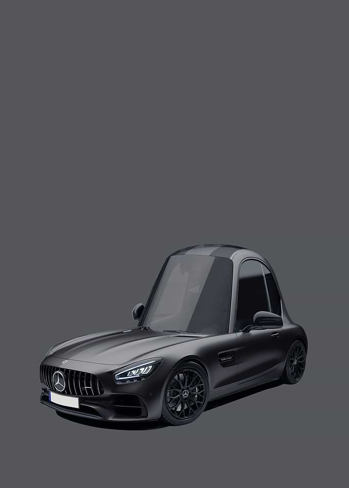 Mercedes AMG GT black