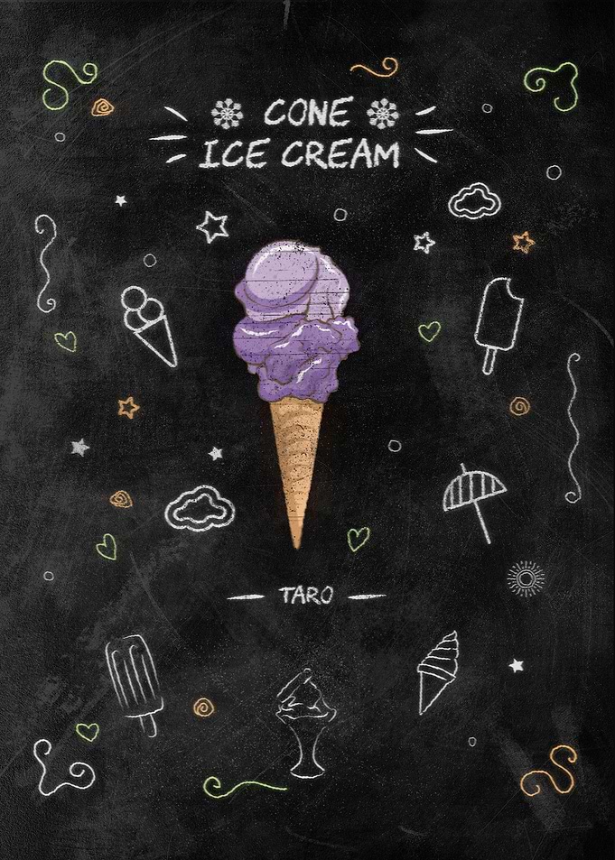 Taro Ice Crame