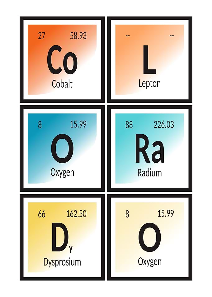 Colorado Periodic Table