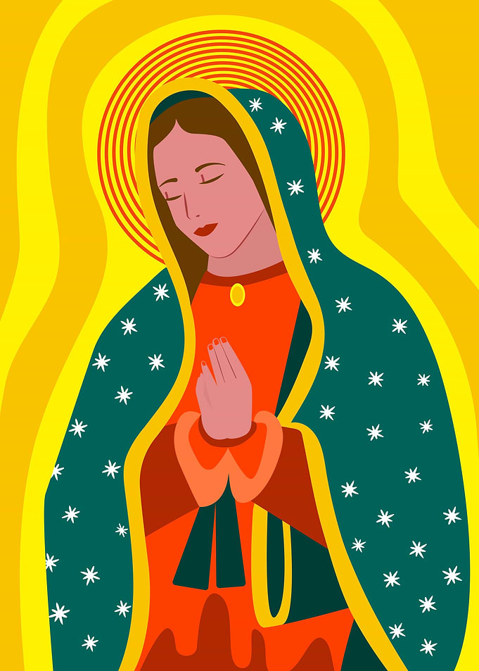 Pop Virgen de Guadalupe