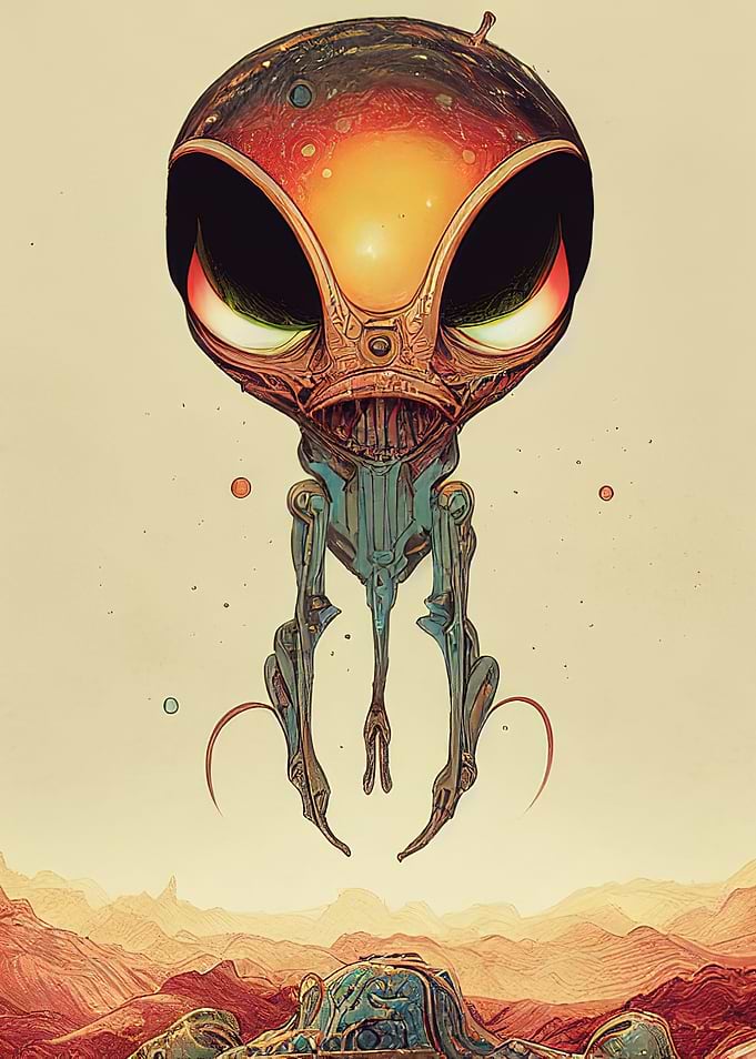 Alien drone