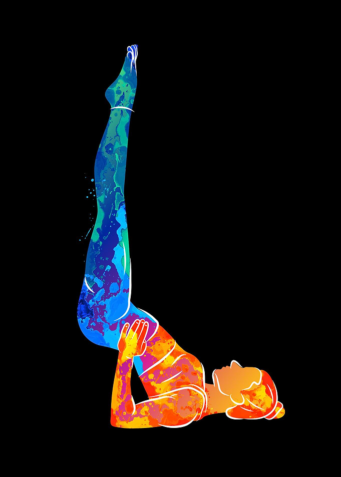 Woman doing yoga