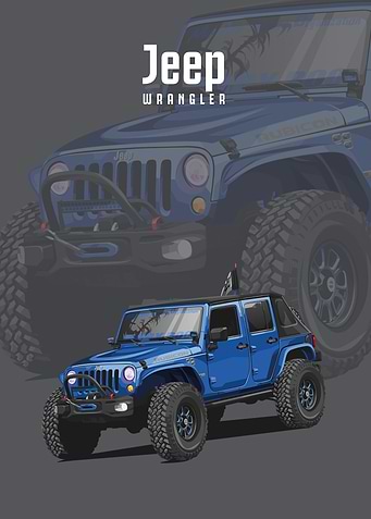 jeep wrangler blue