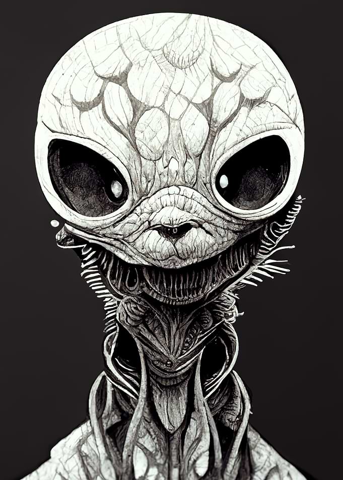Alien headshot