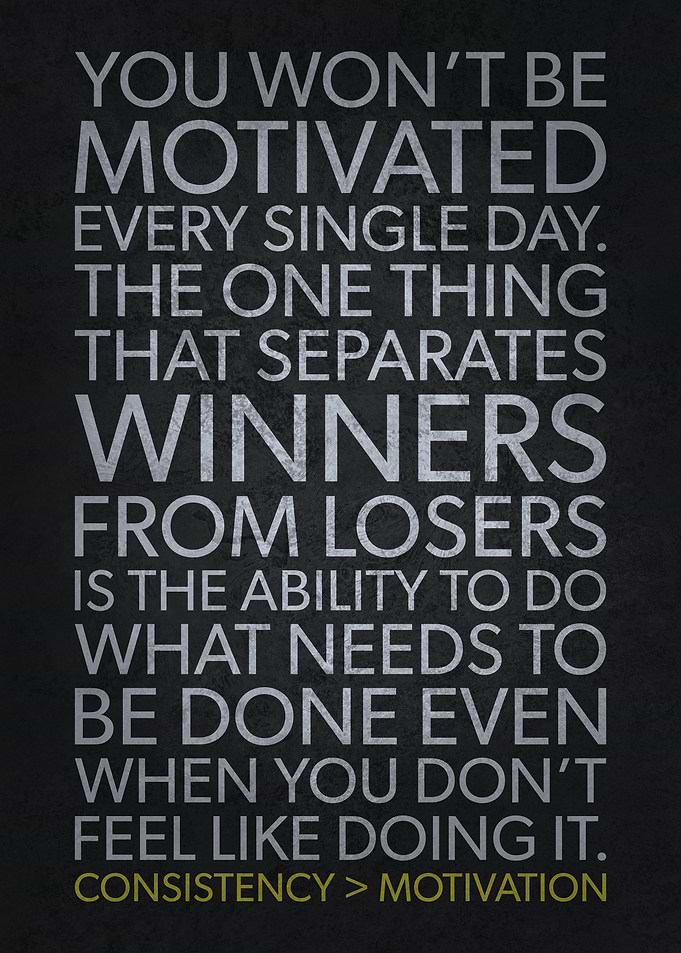 Consistency vs Motivation
