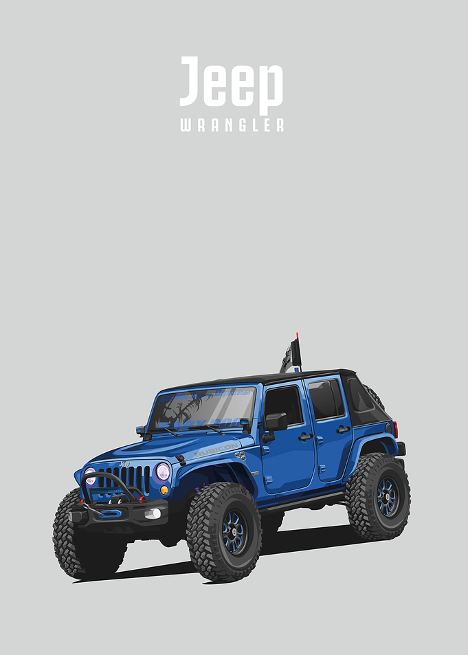 jeep wrangler blue