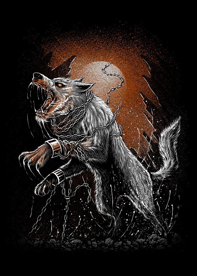 Wolf Norse Fenrir Viking