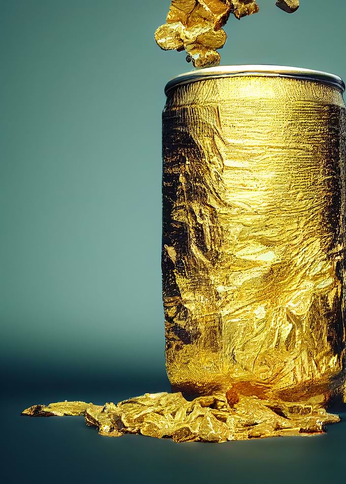 Flaky Gold Can 1