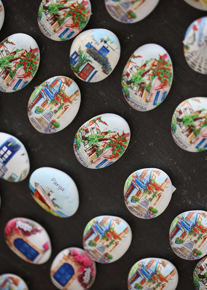 Parga city souvenir magnet