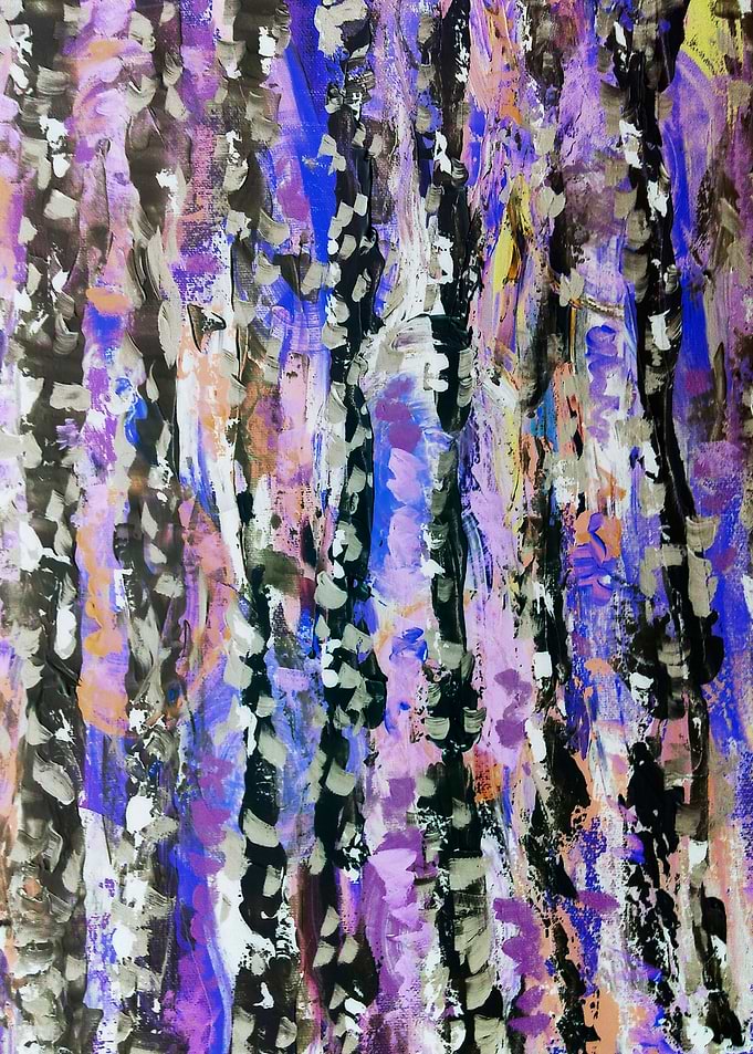 Purple forest
