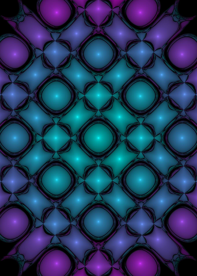 Petrol purple grid