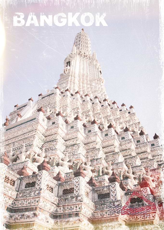 Vintage Bankok Poster