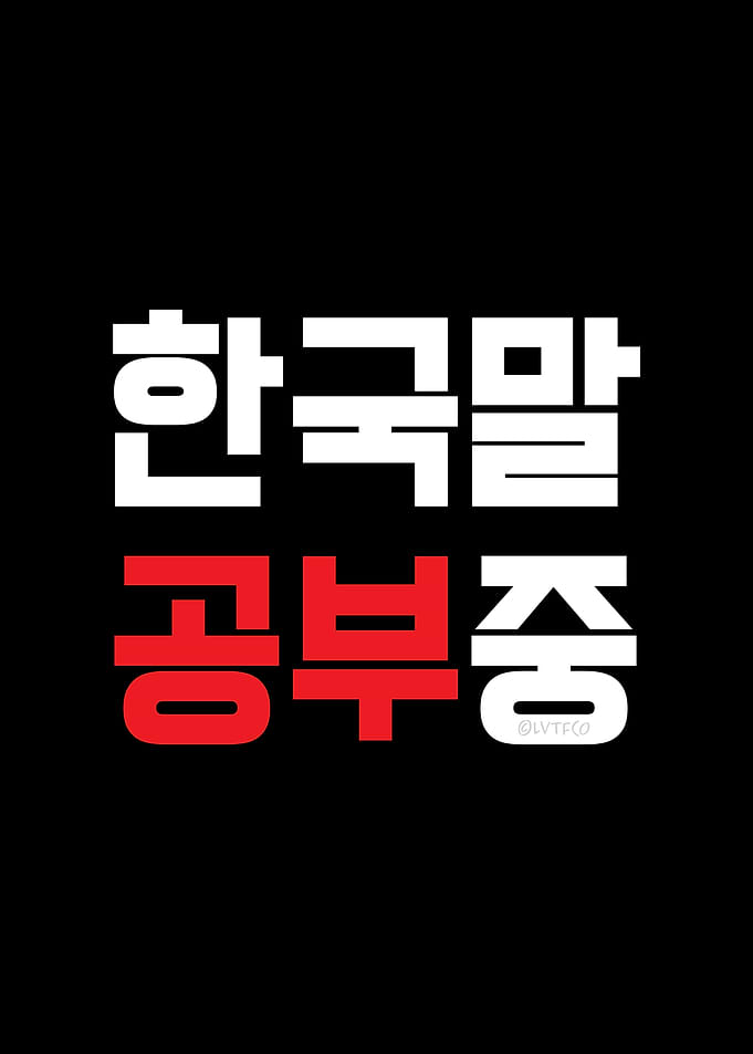 I Am Studying Korean
