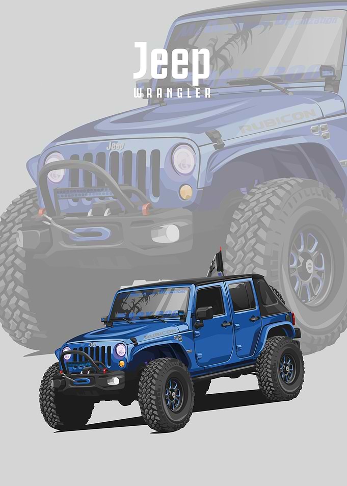 jeep wrangler blue