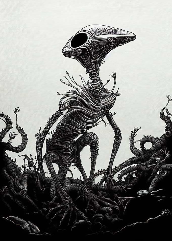 Scavenger alien