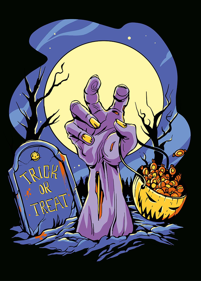 Zombie Halloween Hand