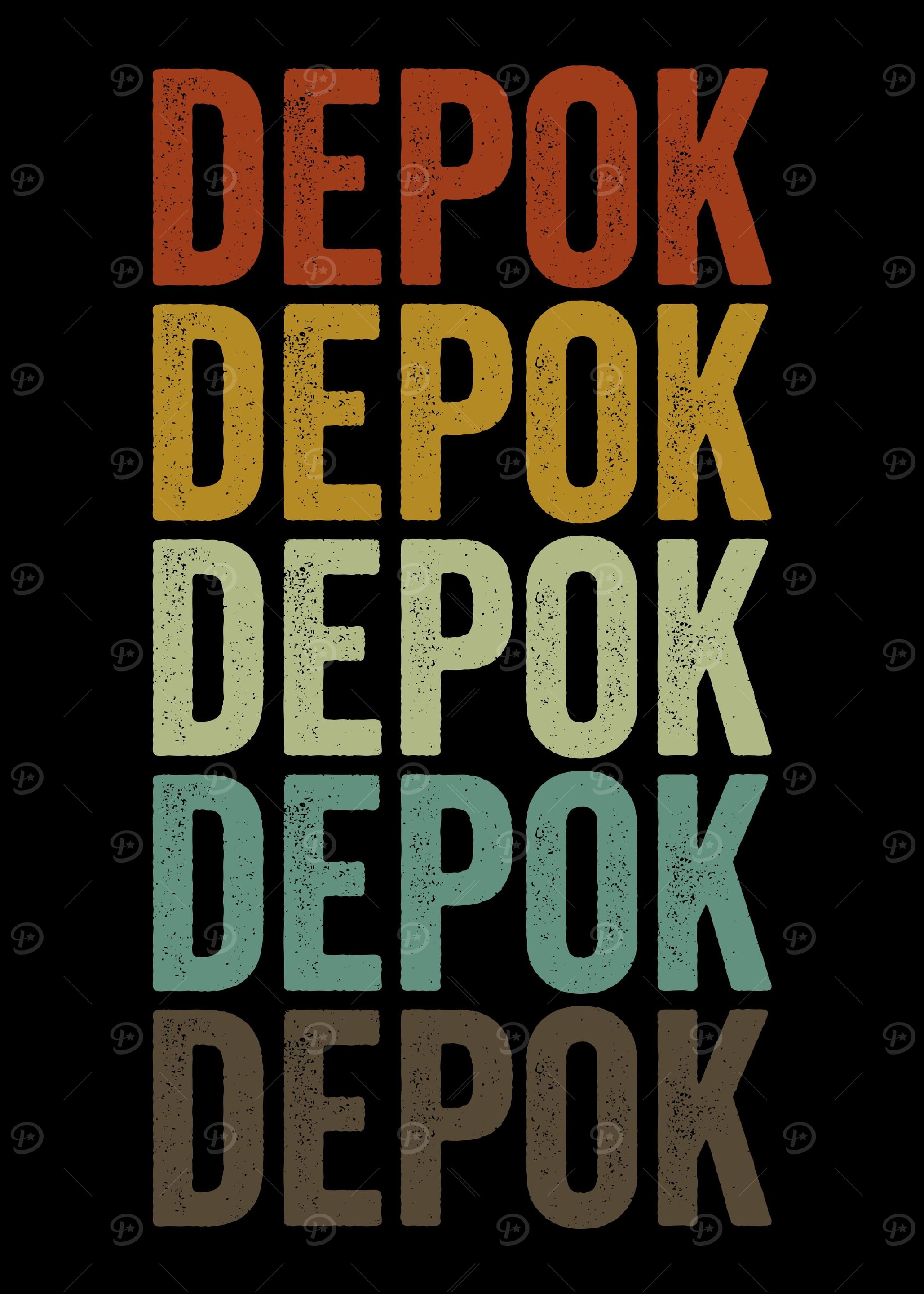 Depok Indonesia Retro