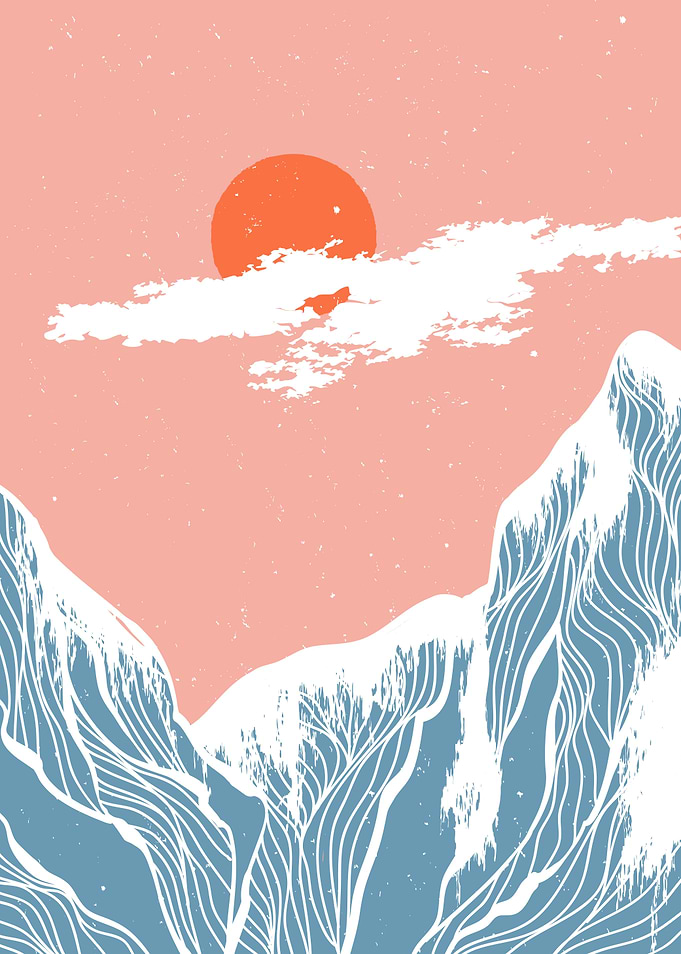 Ice Mountain art