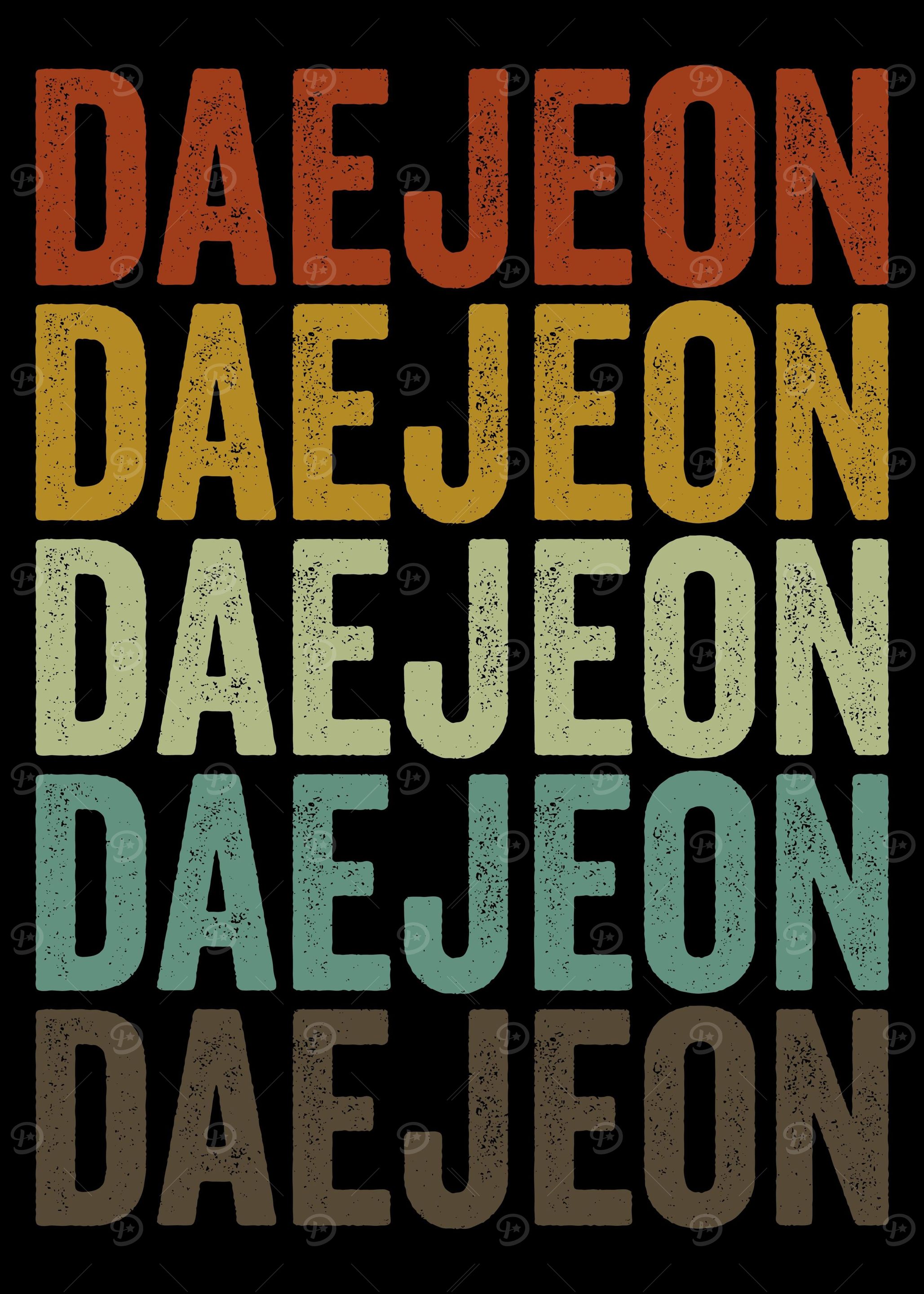 Daejeon South Korea Retro