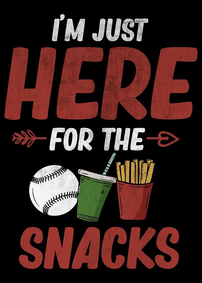Baseball Snack Food Humor