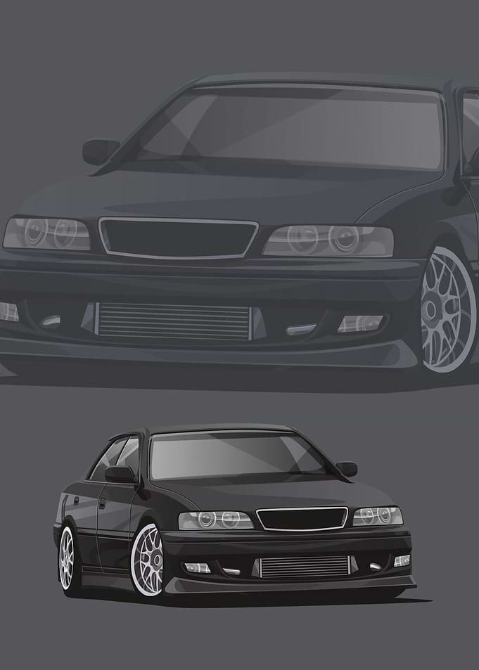 toyota chaser black