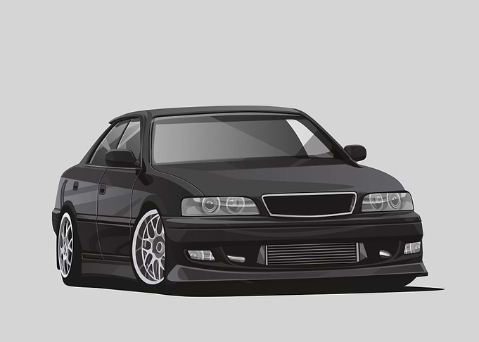 toyota chaser black