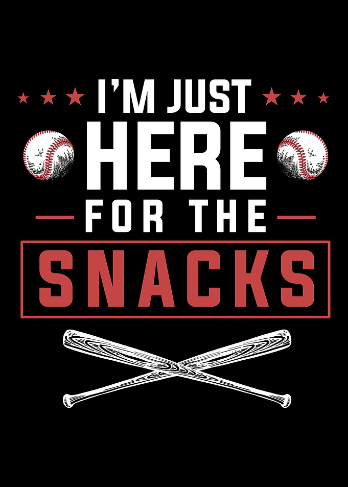 Baseball Fan Humor Snack
