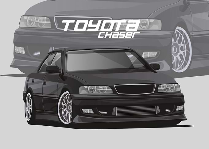 toyota chaser black