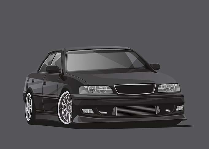toyota chaser black