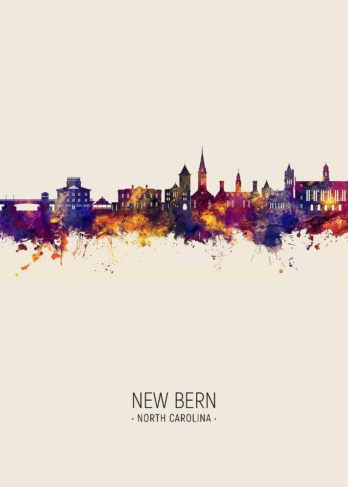 New Bern NC Skyline