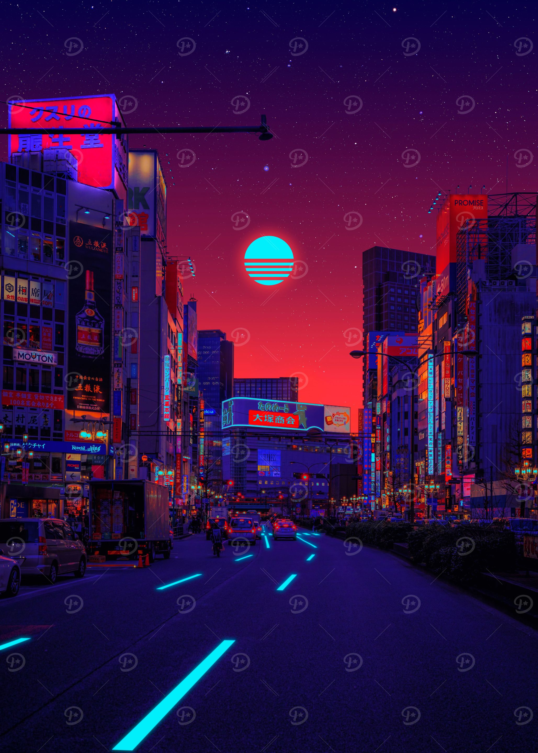 Street of lights