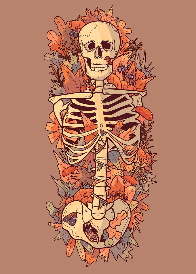 Autumn skeleton