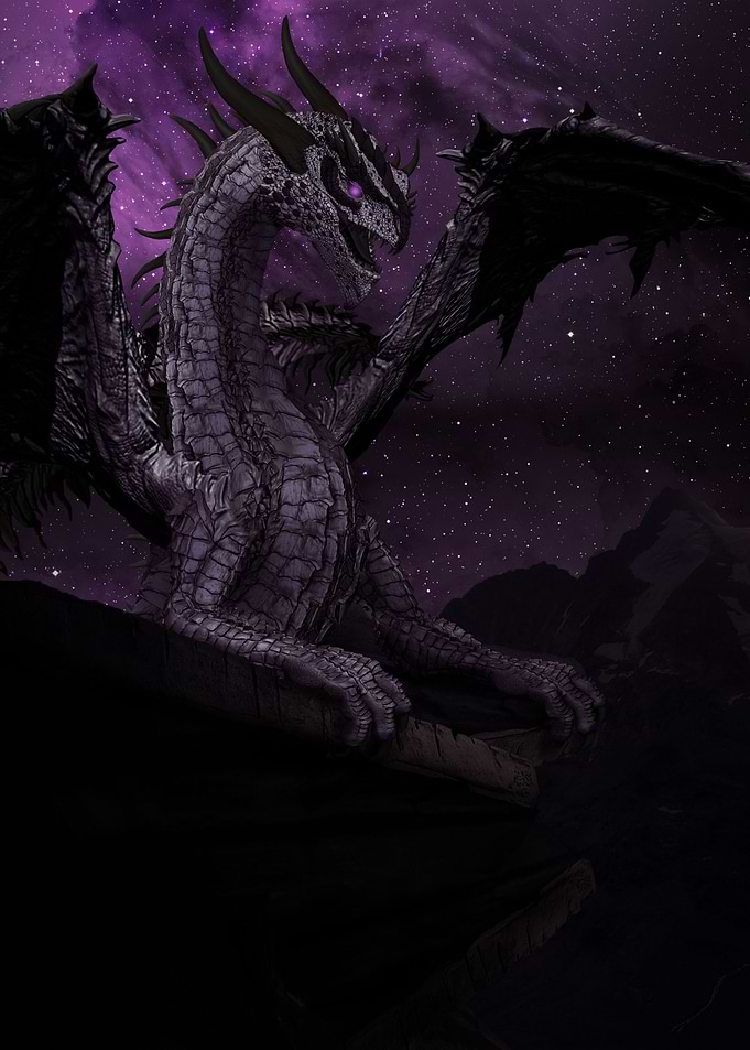 Aryxon The Purple Dragon