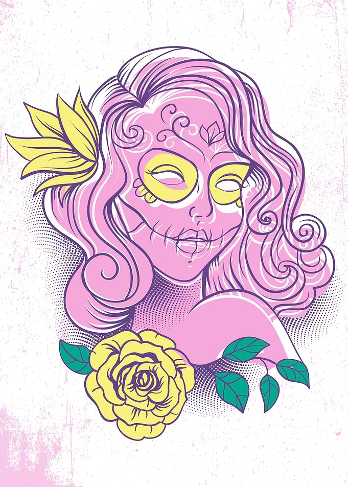 Flower Portrait Headshot