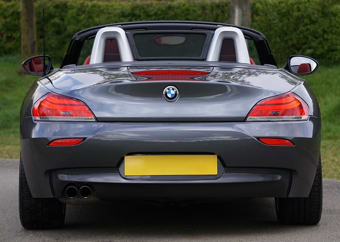 Tail End of a BMW Car