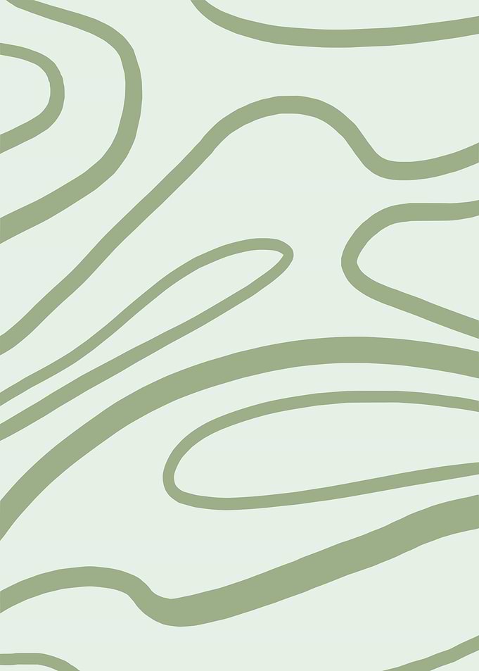 Abstract Mint Green LInes