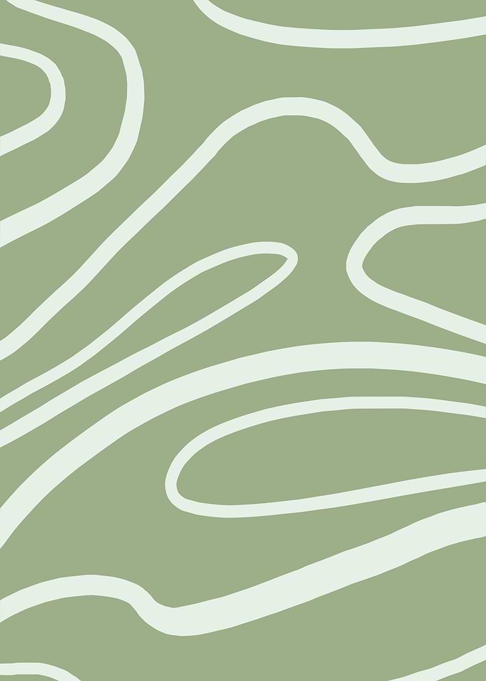 Sage Green Abstract Art