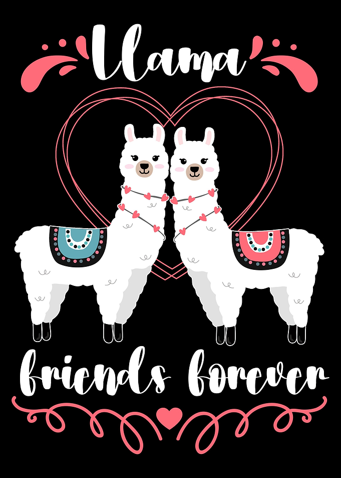 Llama Friends Llamas