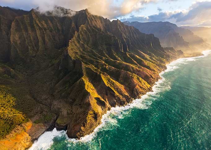 Land and sea