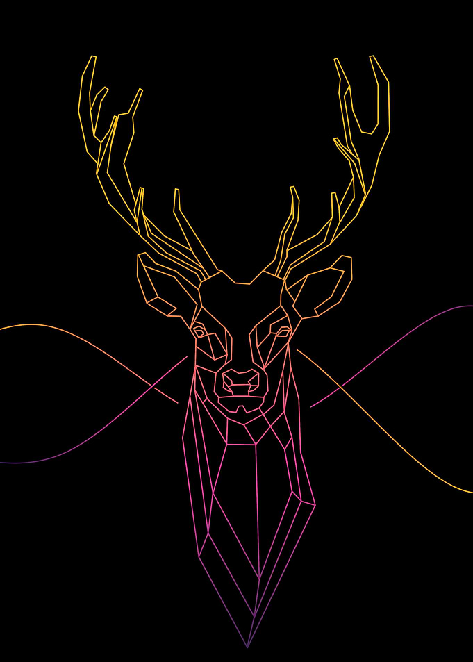 deer from thread