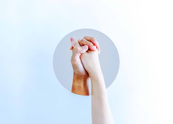 art Holding hand