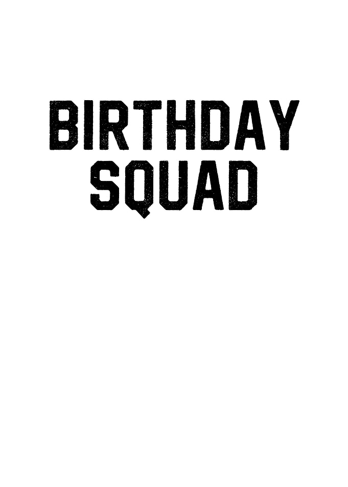 Birthday Squad